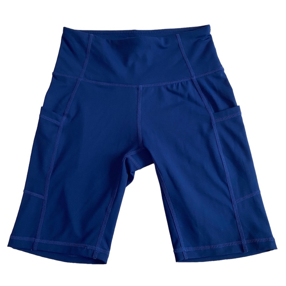 Baleaf High Waisted Navy Blue Biker Shorts, Women’s Size XS